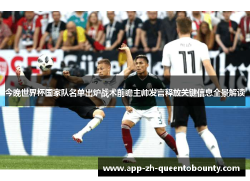 今晚世界杯国家队名单出炉战术前瞻主帅发言释放关键信息全景解读